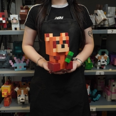 Mô Hình Gỗ Gấu Đỏ (Art Toy)
