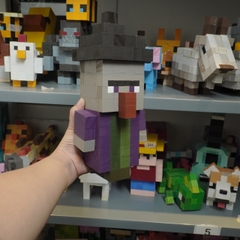 Mô Hình Gỗ Minecraft Witch (Art Toy)
