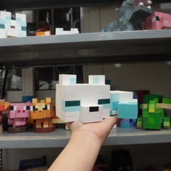 Mô Hình Gỗ Minecraft Cáo Tuyết (size M)