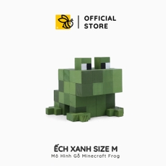 Mô Hình Gỗ Ếch Minecraft Frog