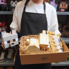 (DIY) Kit Tô Màu Minecraft Wolf (Chó Sói)