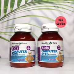 Kẹo nhai bổ mắt Healthy Care Kids Computer Eyes của Úc cho bé từ 2 tuổi - Hộp 60 viên