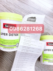 Viên Uống Thải Độc Gan Liver Detox Swisse 120v