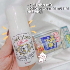 Lăn Khử Mùi Đá Khoáng Soft Stone 20g Nhật Bản