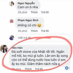Lăn Khử Mùi Đá Khoáng Soft Stone 20g Nhật Bản