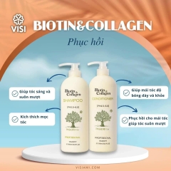 Set dầu gội xả Biotin & Collagen 500ml & 1000ml