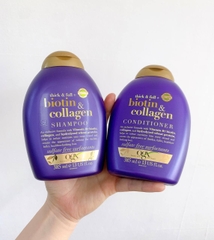 Bộ Gội Xả OGX Biotin & Collagen Làm Dày Tóc 2x385ml Biotin & Collagen Shampoo And Conditioner