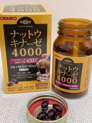 Viên Uống Chống Đột Quỵ Orihiro Nattokinase 4000FU Nhật Bản ( hộp 120 viên)