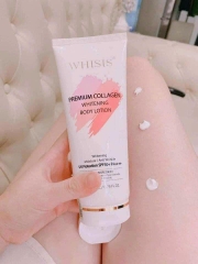 Kem Dưỡng Thể Trắng Da Chống Nắng WHISIS Premium Collagen Whitening Body Lotion 200ml