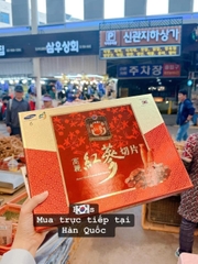 Hồng Sâm cắt lát Sambok Hàn Quốc hộp 10 gói x 20gr