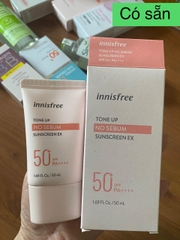 Chống nắng innisfree tone up hồng Hàn Quốc