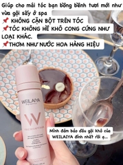 Gội khô làm phồng tóc Weilaiya