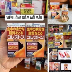 Viên Uống Giảm Mỡ Máu & Cholesterol Hisamitsu Nhật Bản 168 viên