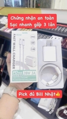 Bộ sạc nhanh iPhone 20W Nhật Bản