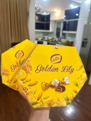 Kẹo huệ vàng Nga GOLDEN LILY hộp 300gr