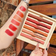 Set Son Thỏi 6 Cây Son Thái Lan Sweet Dream Hengfang Refreshing Matte Color Siêu Lì Mịn Môi Cực Hot.