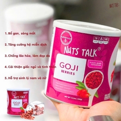 Kỷ tử đỏ Nuts Talk hàng nhập khẩu chính ngạch hộp 350gr