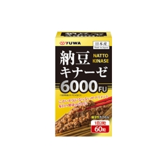 Viên uống hỗ trợ phòng chống đột quỵ Yuwa Natto Kinase 6000FU 60 viên Nhật Bản