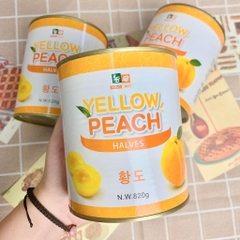 Đào ngâm Hàn Quốc 820gr