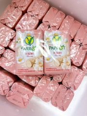 Lốc 4 bánh Xà bông tắm Con Vẹt Thái Lan Hương gỗ thơm Thanaka