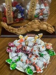 Kẹo socoola nhân rượu và nhân hoa quả Nga túi 500gr