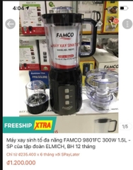 Máy xay đa chức năng Famco 9801FC
