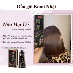 Dầu gội phủ bạc thảo dược Komi Nhật Bản chai 500ml
