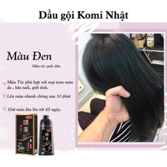 Dầu gội phủ bạc thảo dược Komi Nhật Bản chai 500ml