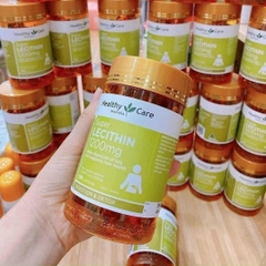Mầm Đậu Nành Healthy Care Super Lecithin 1200mg Của Úc 100 Viên