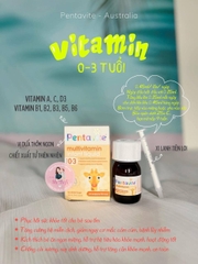 Siro Vitamin tổng hợp Pentavite cho bé 0-3 tuổi 30ml