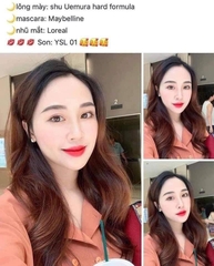 Son YSL 01 mini - đỏ tươi pha ánh cam