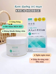 Kem dưỡng trị mụn - trắng da Kracie Hadabisei Facial Cream Nhật Bản
