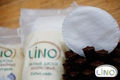 Bông tẩy trang ORGANIC - LINO Nga 120 miếng