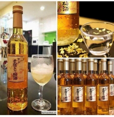 Rượu mơ vảy vàng Kikkoman chai 500ml Nhật Bản