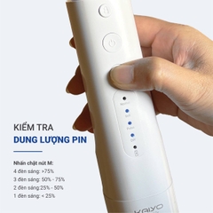 Máy tăm nước Extra Water Tank 4 chế độ KAIYO màu xanh