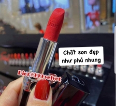Son lỳ Dior 999 Velvet đỏ tươi fullsize