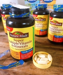 Vitamin tổng hợp và khoáng chất Nature made Nhật Bản lọ 200 viên