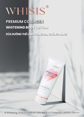 Kem Dưỡng Thể Trắng Da Chống Nắng WHISIS Premium Collagen Whitening Body Lotion 200ml