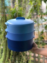 Xửng hấp 3 tầng Steam It – Tupperware màu xanh dương