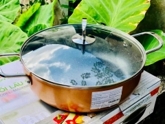 NỒI LẨU CHỐNG DÍNH ELMICH TAY CẦM BẰNG NHỰA CỨNG CHỐNG NÓNG 26CM SMARTCOOK SM-5552KMB