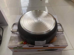 NỒI LẨU CHỐNG DÍNH ELMICH TAY CẦM BẰNG NHỰA CỨNG CHỐNG NÓNG 26CM SMARTCOOK SM-5552KMB