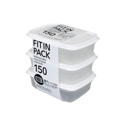 SÉT 11 HỘP NHỰA NẮP DẺO FIT IN PACK NHẬT BẢN