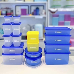 Set Mega 16 hộp Tupperware đựng thực phẩm ngăn đông, ngăn mát