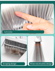 Bộ Chổi Xẻng Hót Rác Gập Trắng Oday Thái Lan