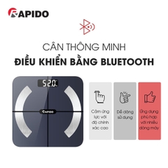 Cân sức khỏe và phân tích các chỉ số cơ thể Rapido RSB02-S