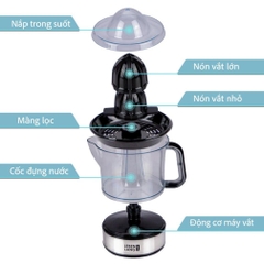 Máy vắt cam Lebenlang 700ml LB389