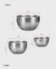 Sét 3 âu trộn inox xuất xịn Zwilling
