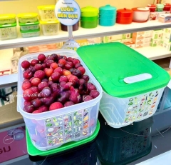Sét 2 hộp đựng thực phẩm ngăn mát tupperware Vent 4.4L