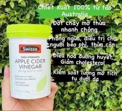 Viên uống Giấm táo giảm cân Swisse 60 viên của Úc