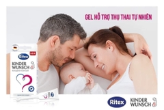 Gel Ritex tạo môi trường dễ thu thai Đức hộp 8 ống hàng Đức